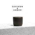 Saffron & Amber | Vela Aromática Artesana Amaderada de Lujo | ARTISAN