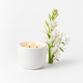 Vela aromática ZENUM Tuberose & Jasmine · colección SCULPT