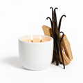 Vela aromática ZENUM Vanilla & Sandalwood · colección SCULPT